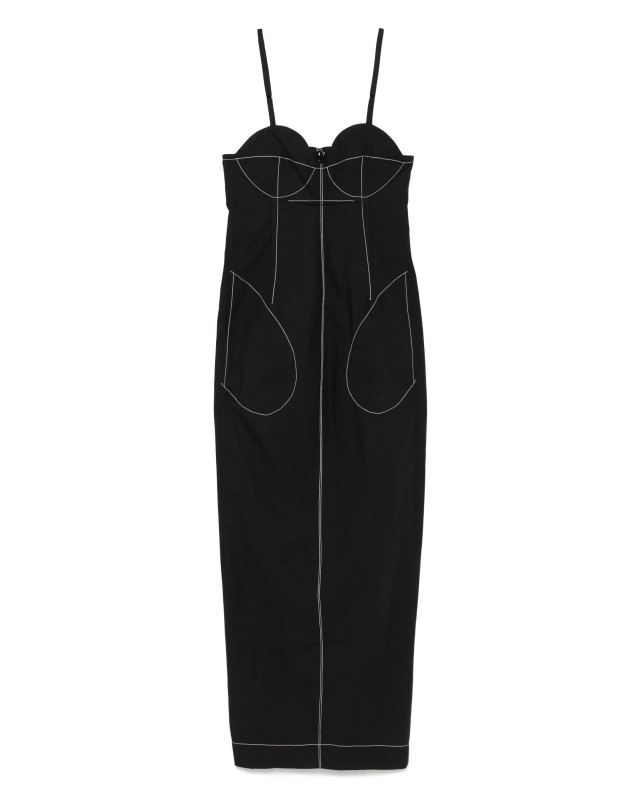 [Federico Cina] Sleeveless dress SS25 FCS25DR010101