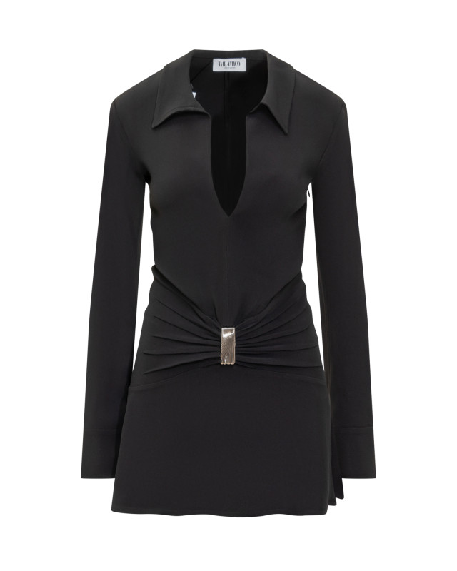 [The Attico] Long sleeve dress FW25 251WCA00449ACC001AA 100