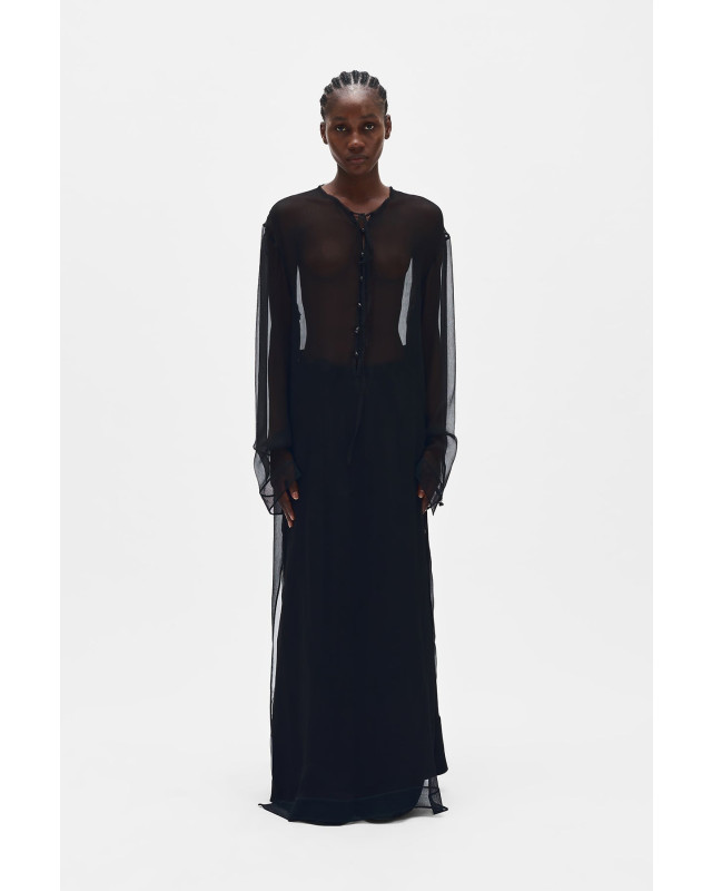 [ANN DEMEULEMEESTER] Long sleeve dress SS25 B0012819FA608099