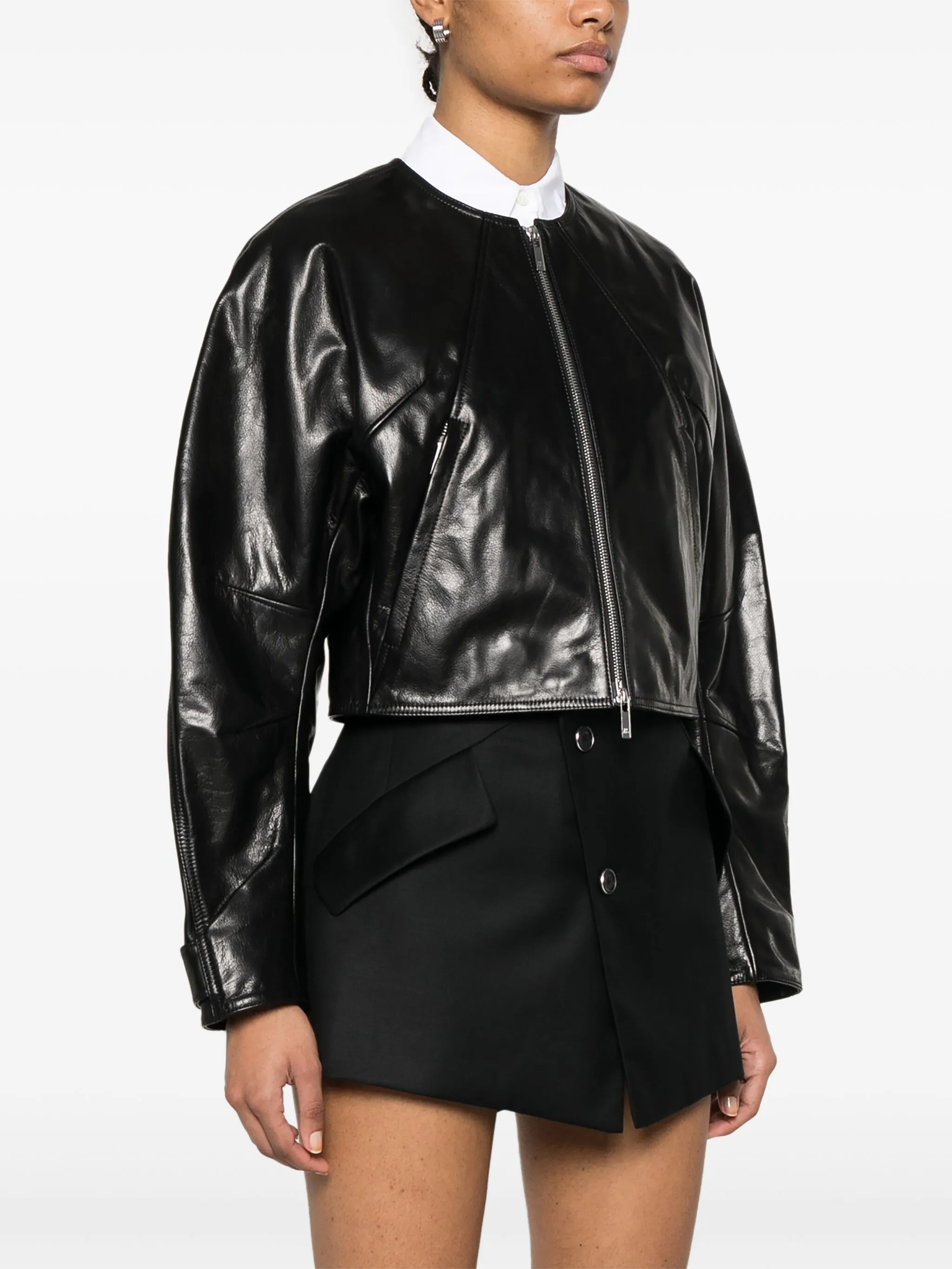 [HELMUT LANG] Leather Jacket SS25 P01HW102