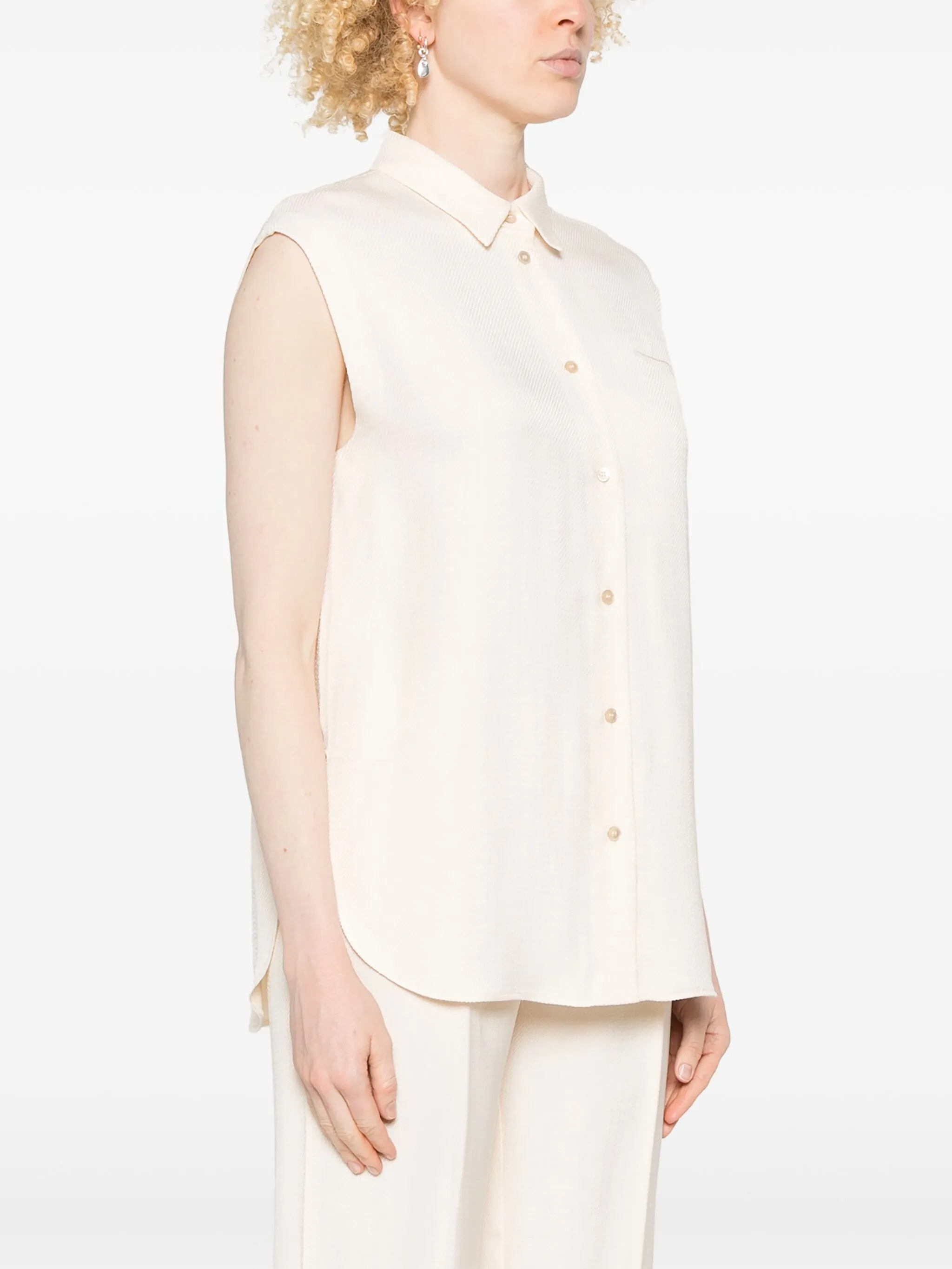 [Forte Forte] Shirts Sleeveless SS25 13811MYSHIRT