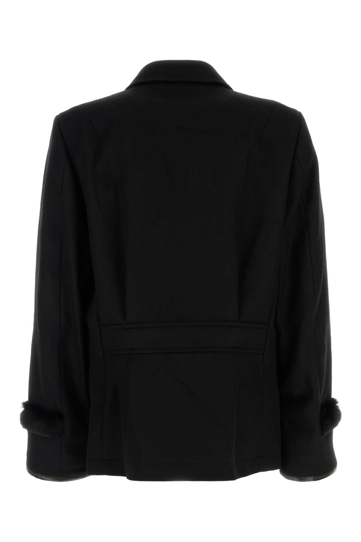 [RANDOM IDENTITIES] Coat FW24 RAN04C004 BLACK