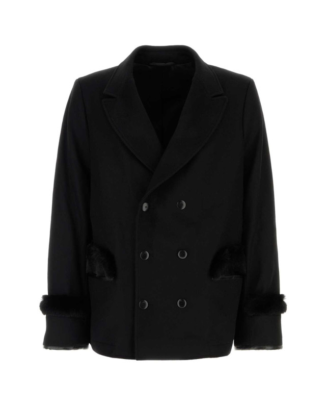 [RANDOM IDENTITIES] Coat FW24 RAN04C004 BLACK