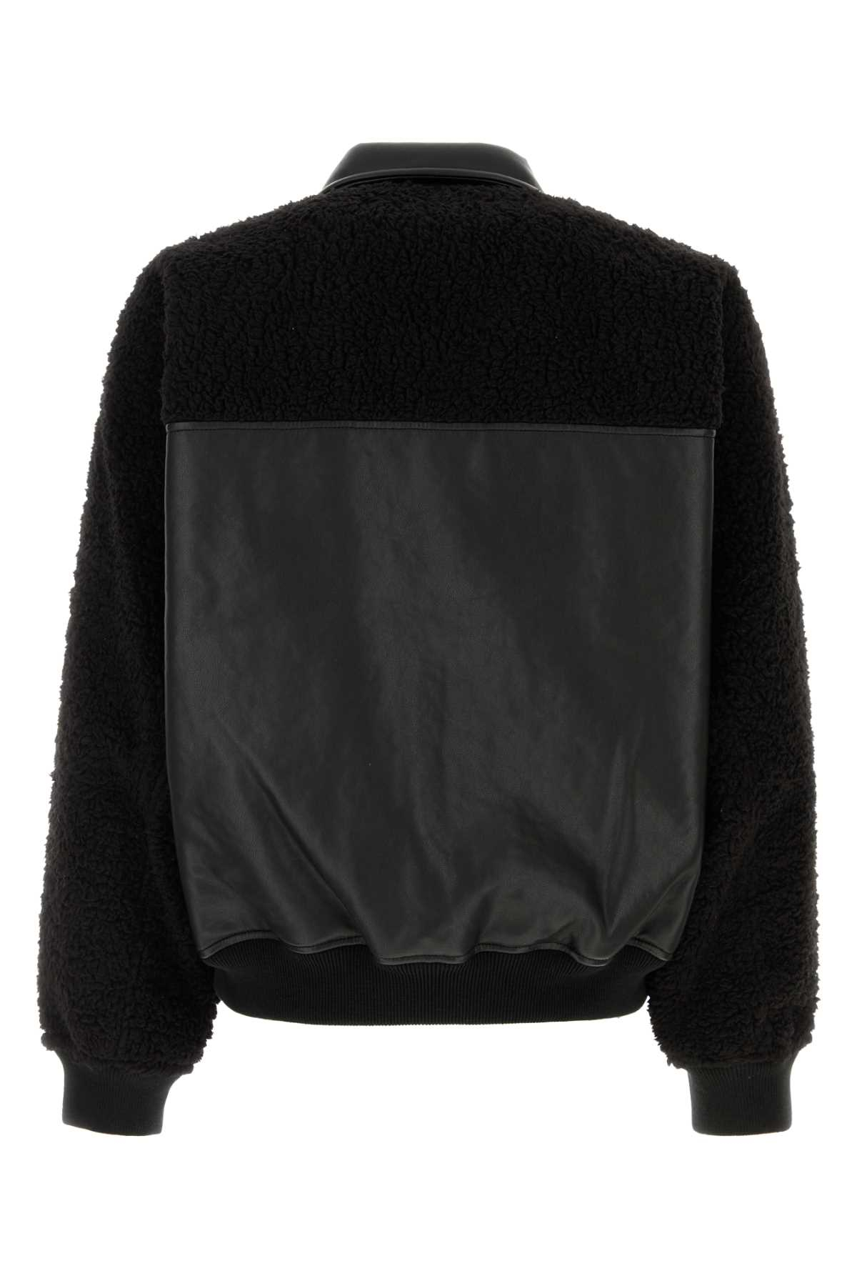 [RANDOM IDENTITIES] Leather Jacket FW24 RAN04J004 BLACK