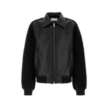 [RANDOM IDENTITIES] Leather Jacket FW24 RAN04J004 BLACK