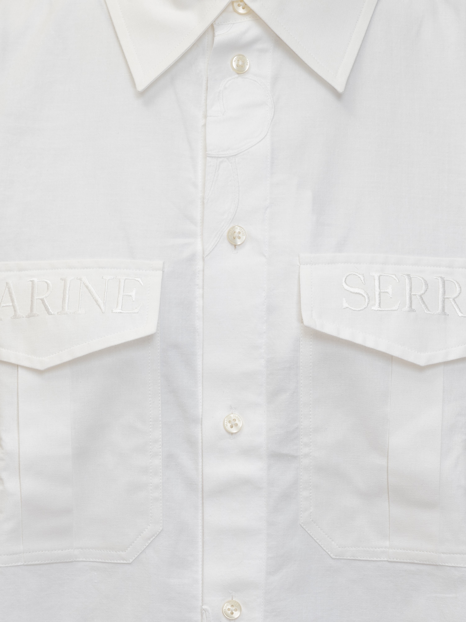 [MARINE SERRE] Shirts Long Sleeve SS25 USI022A WH20