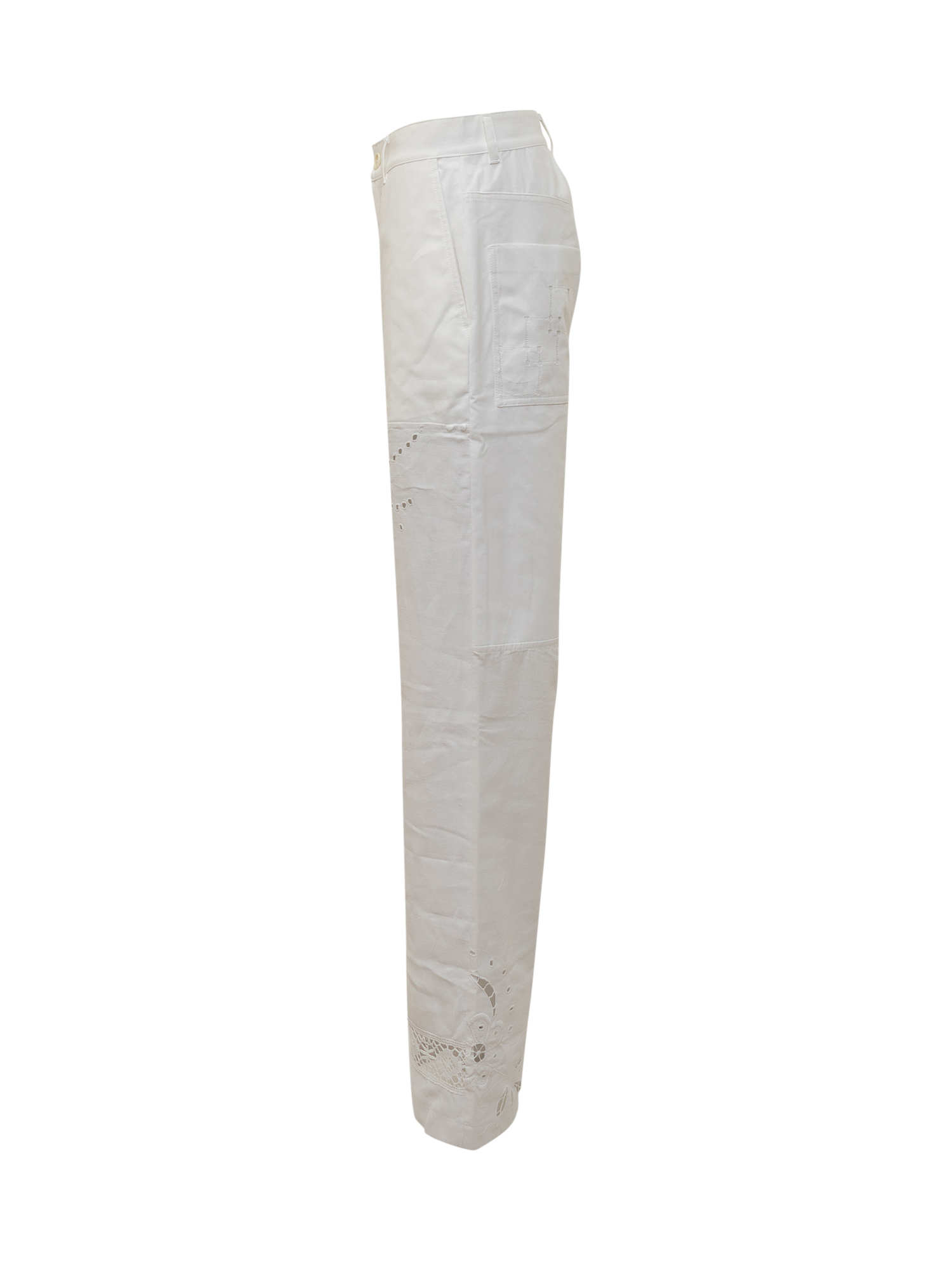 [MARINE SERRE] Trousers SS25 UPA056A WH10