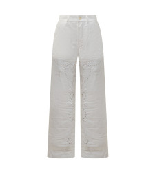 [MARINE SERRE] Trousers SS25 UPA056A WH10