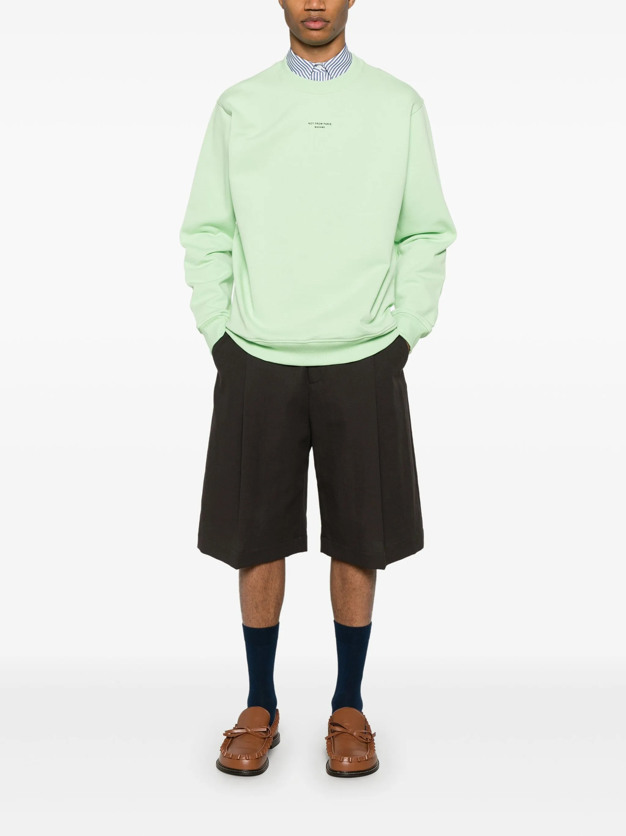 [DROLE DE MONSIEUR] Sweatshirt SS25 GSW148CO127LGN