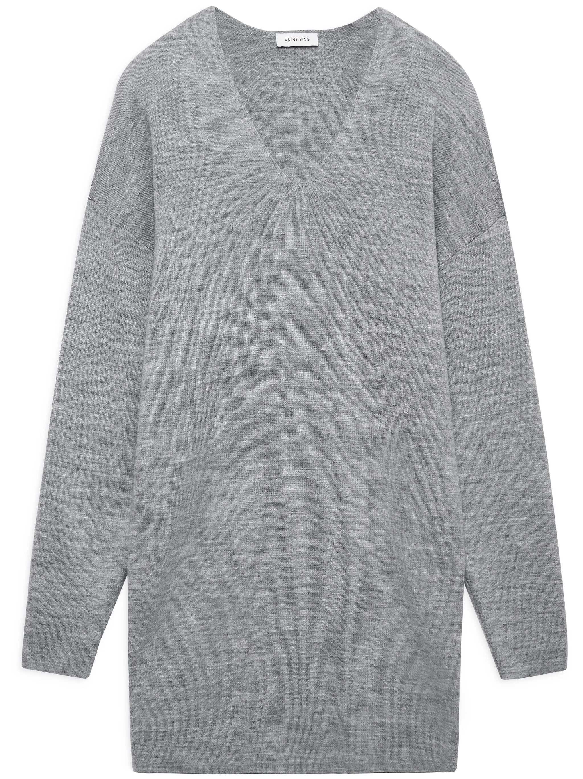 [Anine Bing] Long sleeve dress SS25 A0210753GRY29