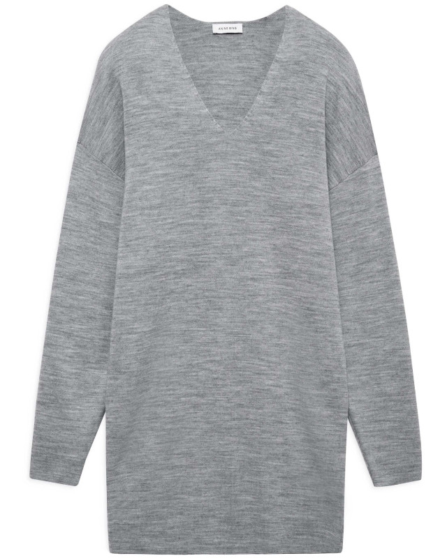 [Anine Bing] Long sleeve dress SS25 A0210753GRY29