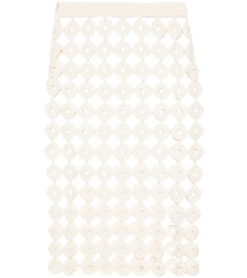 [Wales Bonner] Midi skirt SS24 WS24KN36CO18099