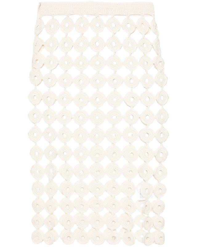 [Wales Bonner] Midi skirt SS24 WS24KN36CO18099