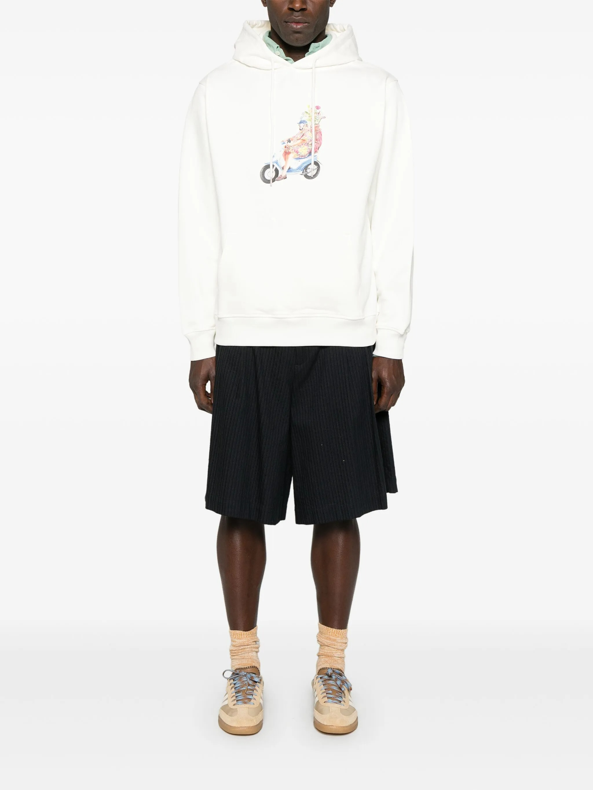 [DROLE DE MONSIEUR] Hoodie SS25 GHO181CO127OW