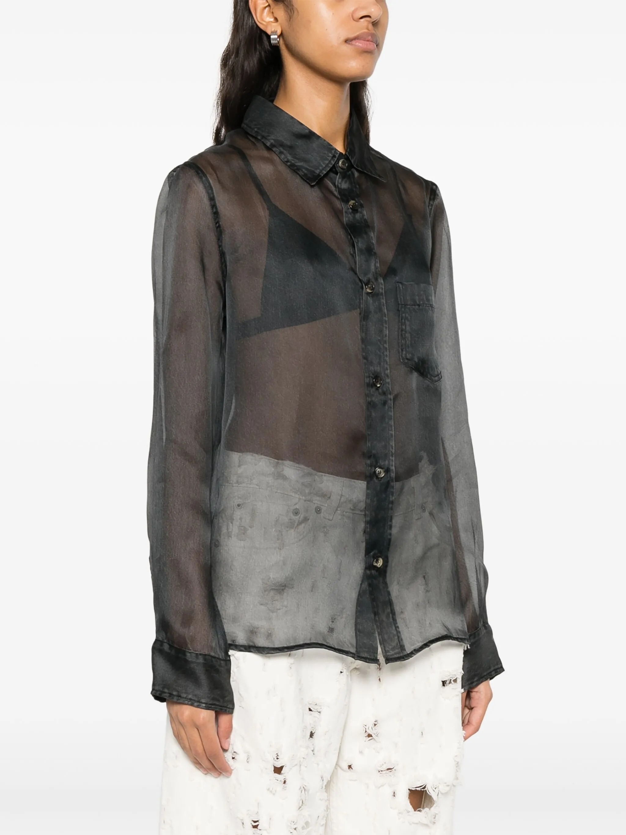 [HAIKURE] Shirts Long Sleeve SS25 HEW06082OR001L0889