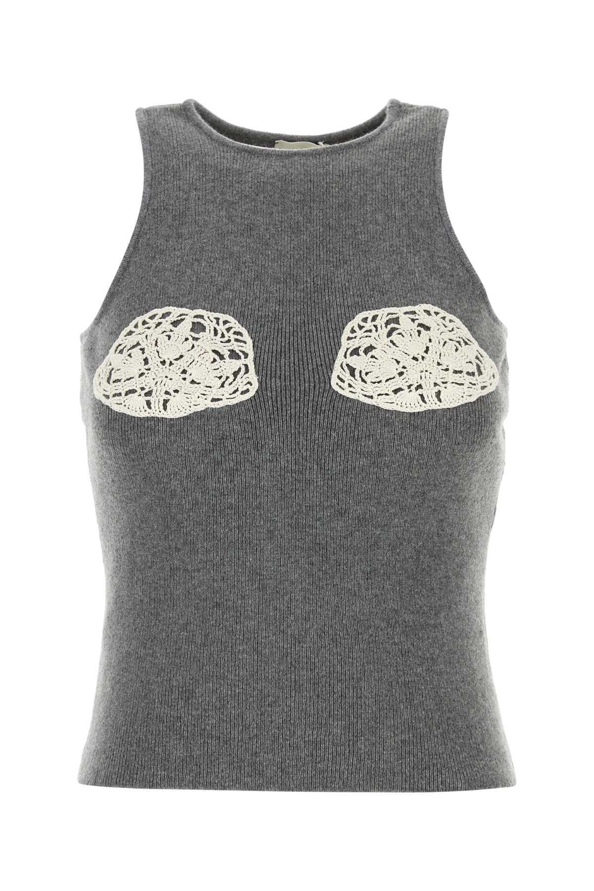 [MAGDA BUTRYM] Tank top FW24 433924 GREY