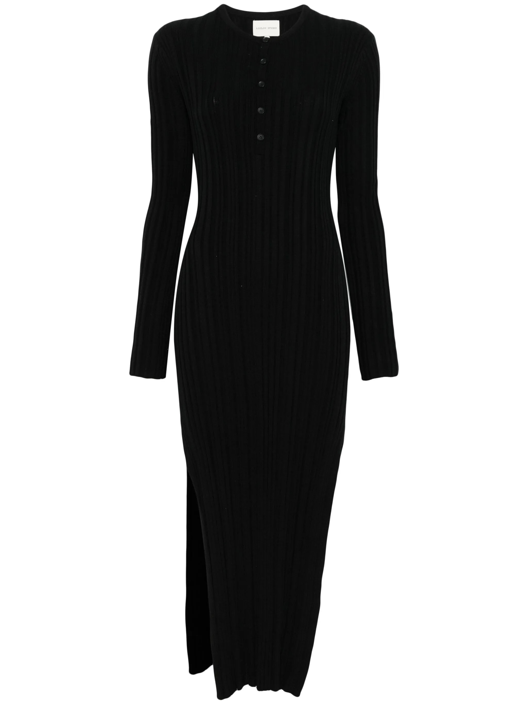 [LOULOU STUDIO] Long sleeve dress SS25 ELDARA
