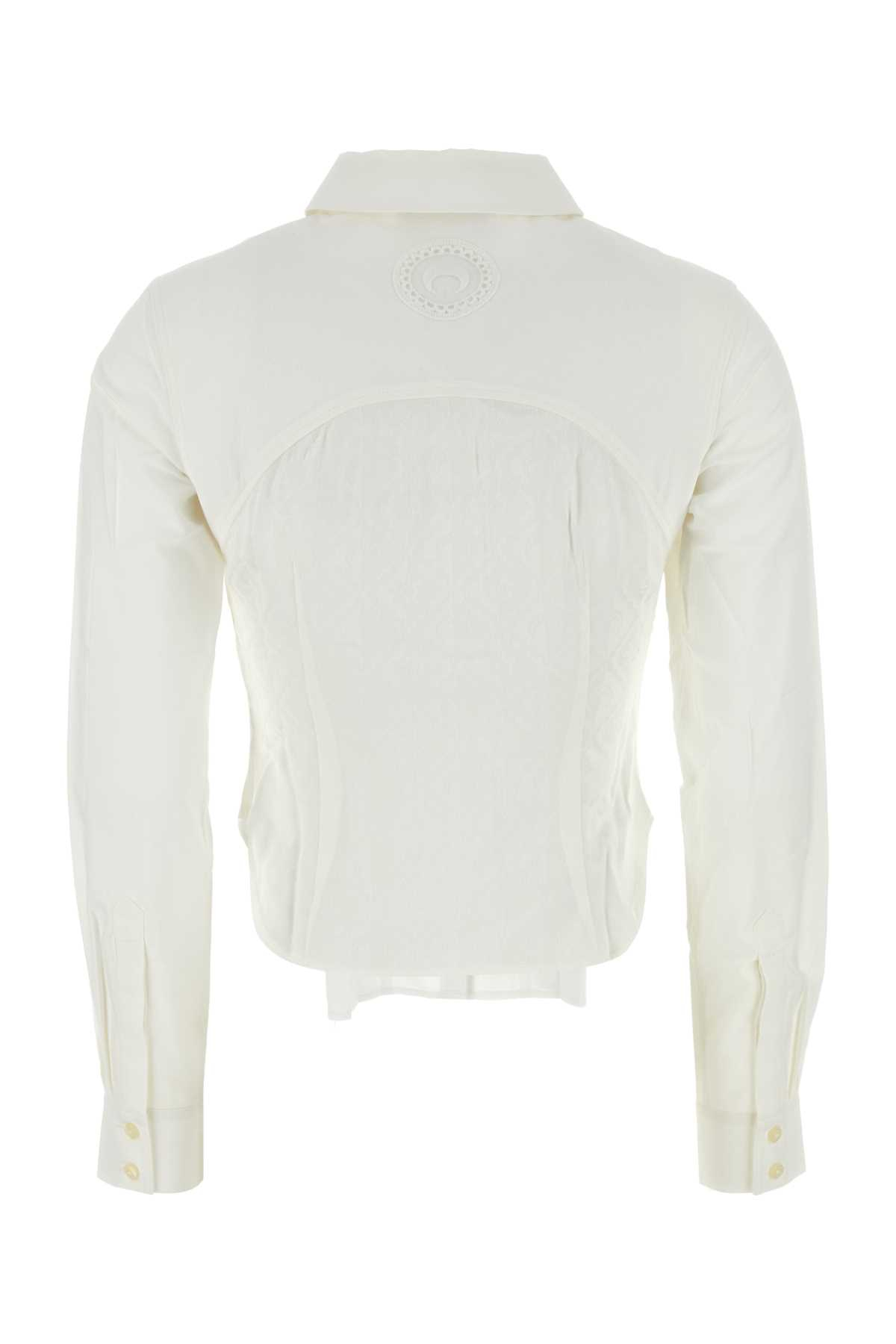 [MARINE SERRE] Shirts Long Sleeve FW24 WSI018AUWOV0007 WH10