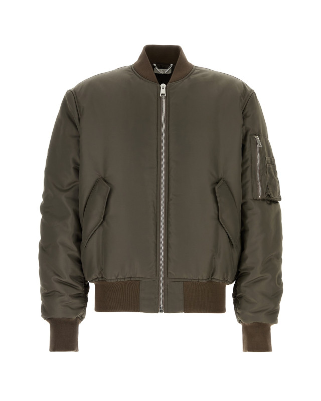 [1989 STUDIO] Bomber Jacket FW24 FW24113LOGO BRN