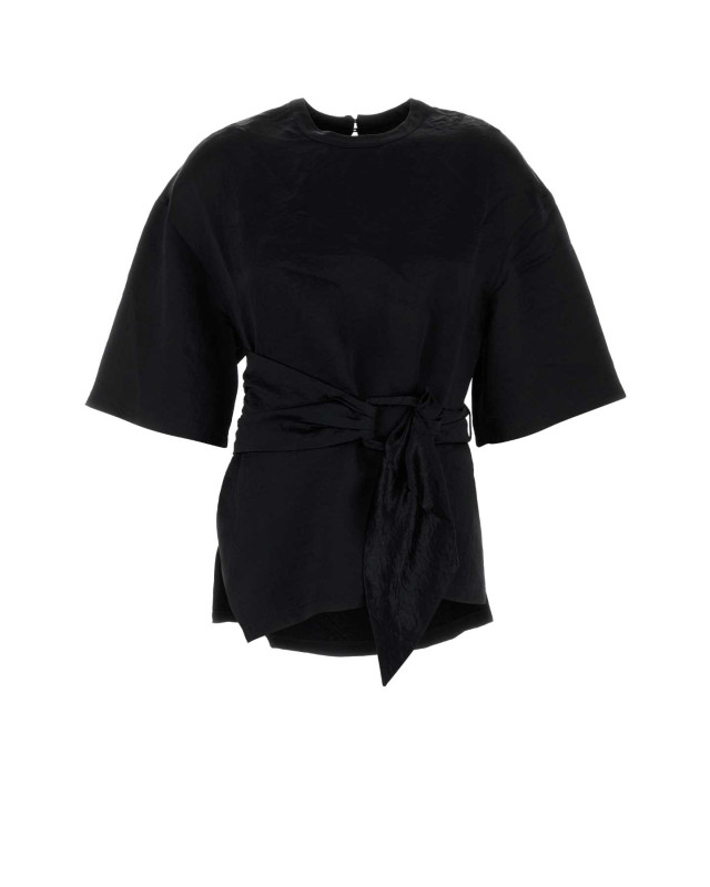 [NANUSHKA] T-shirts Short Sleeve FW24 NW24FWTP34500 BLACK