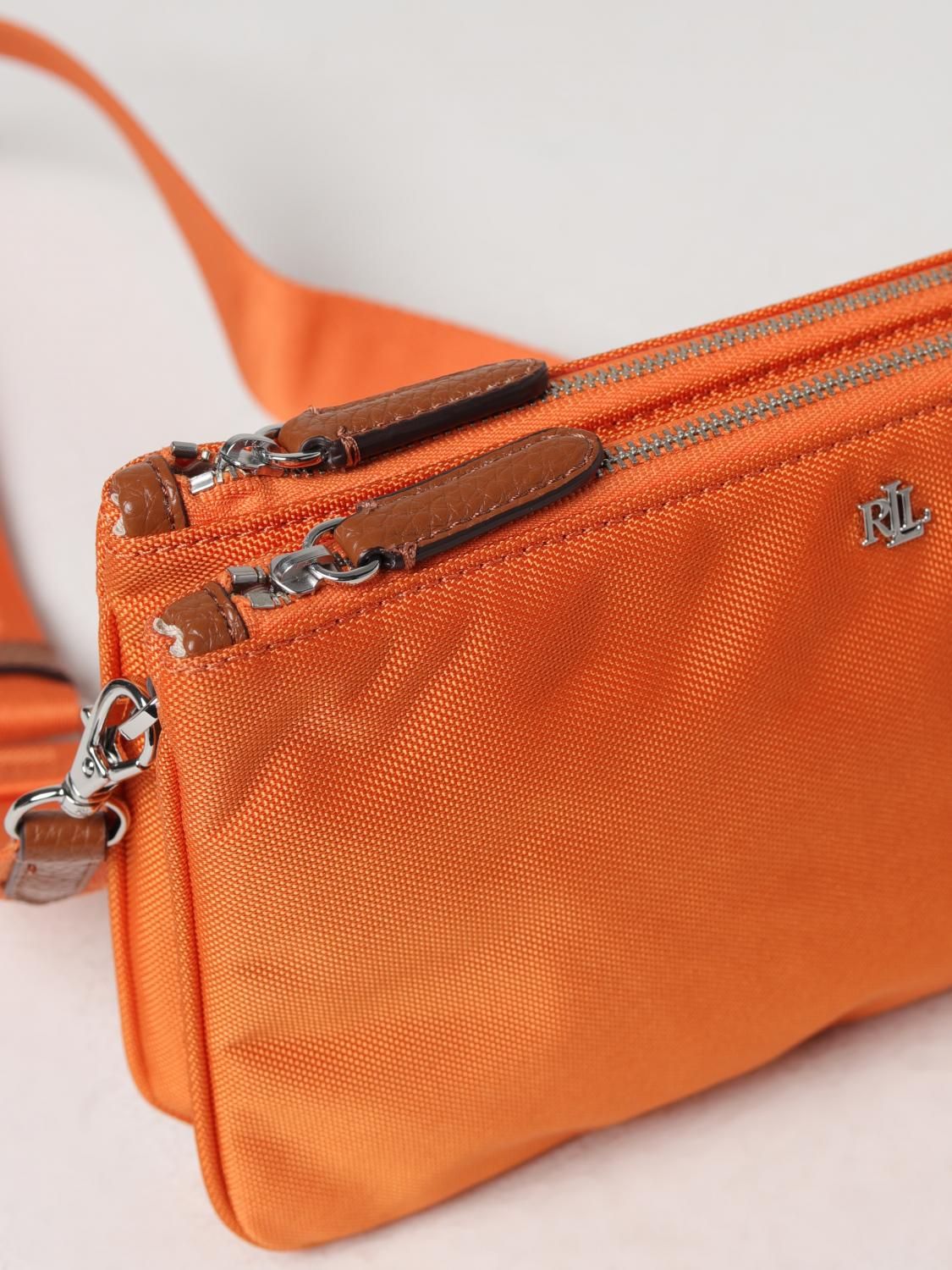 [LAUREN RALPH LAUREN] Shoulder bag FW24 431945229 BRIGHT RUST ORANGE/LRN TA
