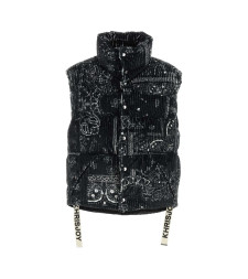 [KHRISJOY] Down Vest FW24 CFPM049NCOBD BK01
