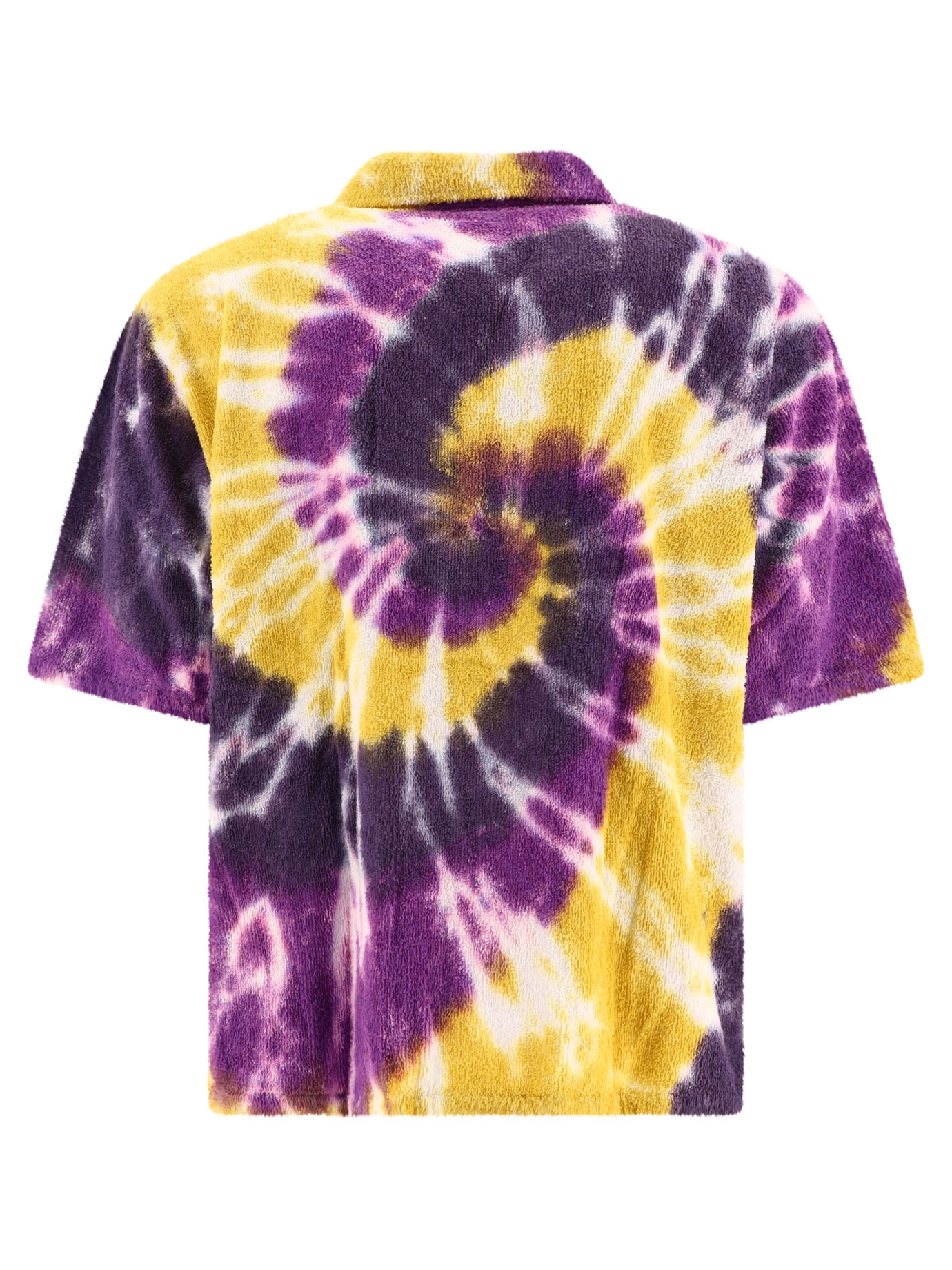 [South2 West8] Shirts Short Sleeve SS24 OT515B-YELLOW/PURPLE