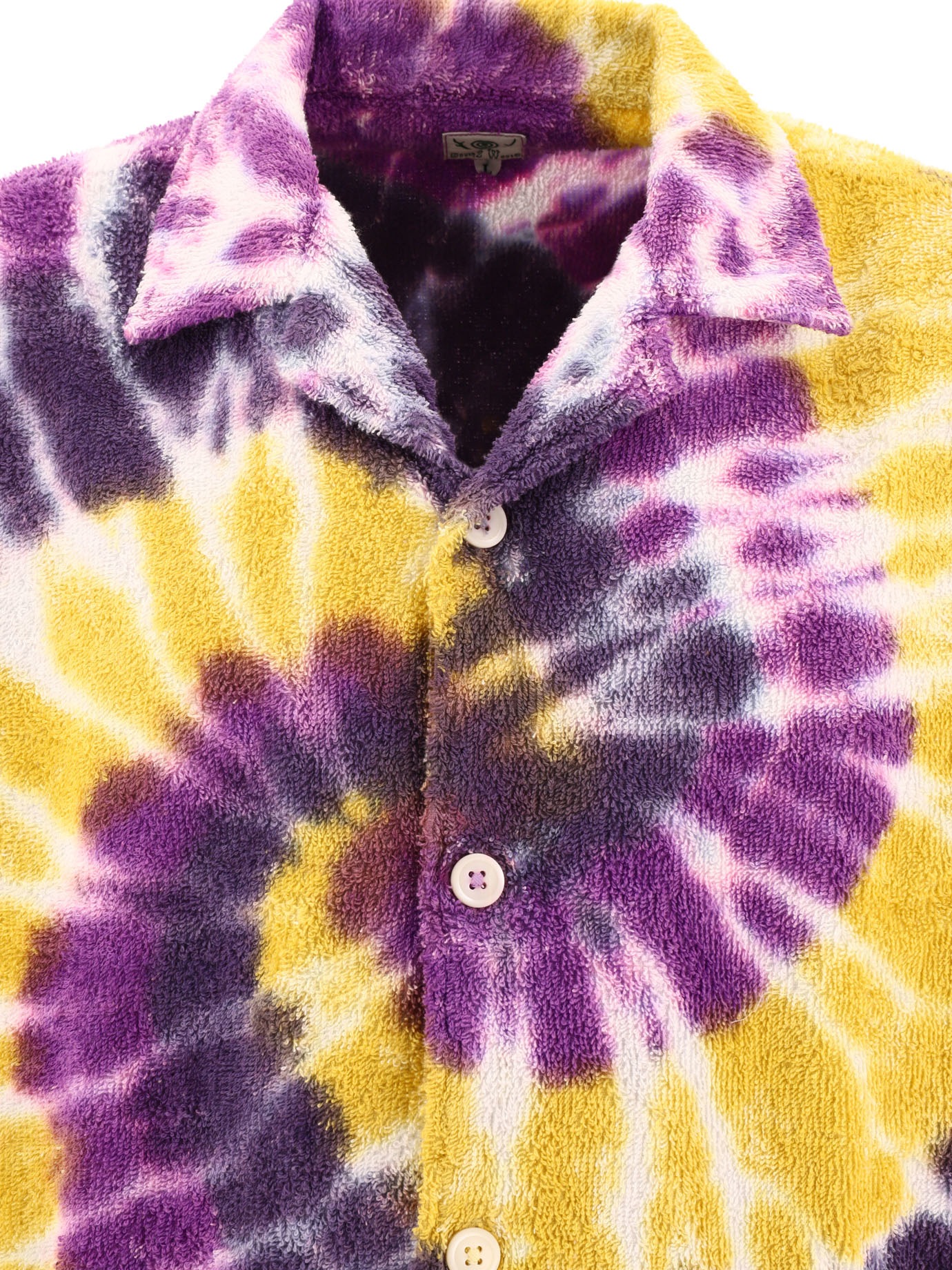 [South2 West8] Shirts Short Sleeve SS24 OT515B-YELLOW/PURPLE
