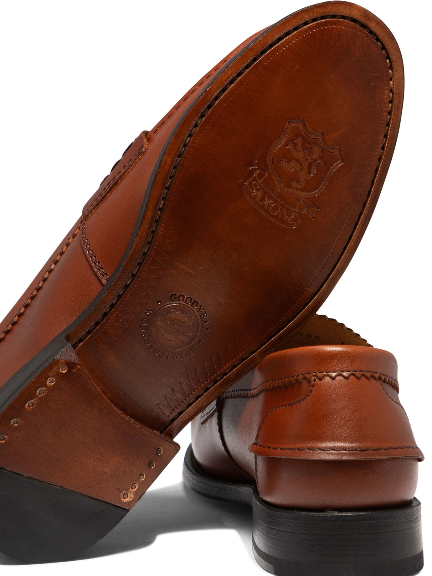 [Saxone of scotland] Loafer SS24 1407/40REDWOOD