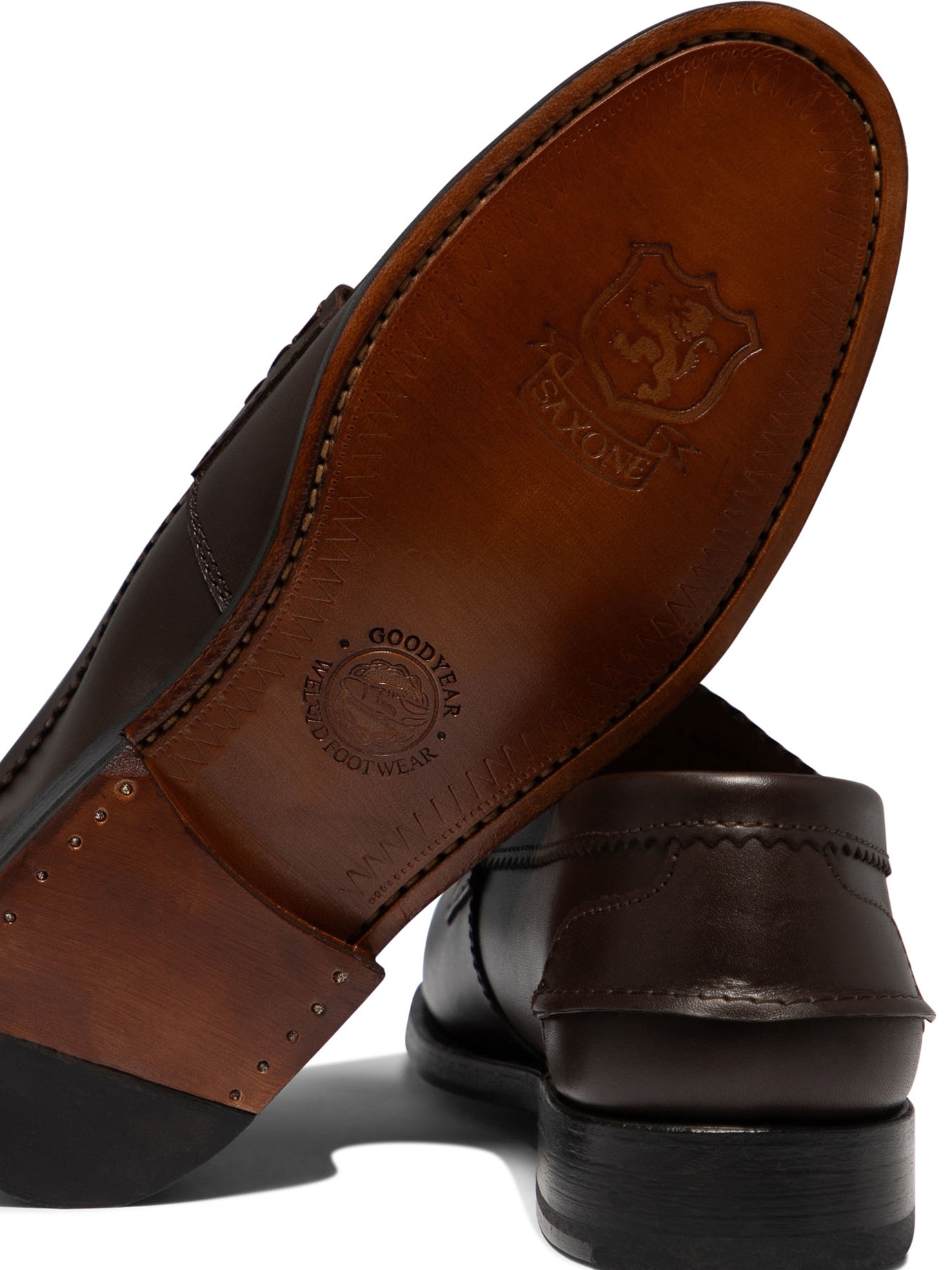 [Saxone of scotland] Loafer SS24 1407/23DARK WALNUT
