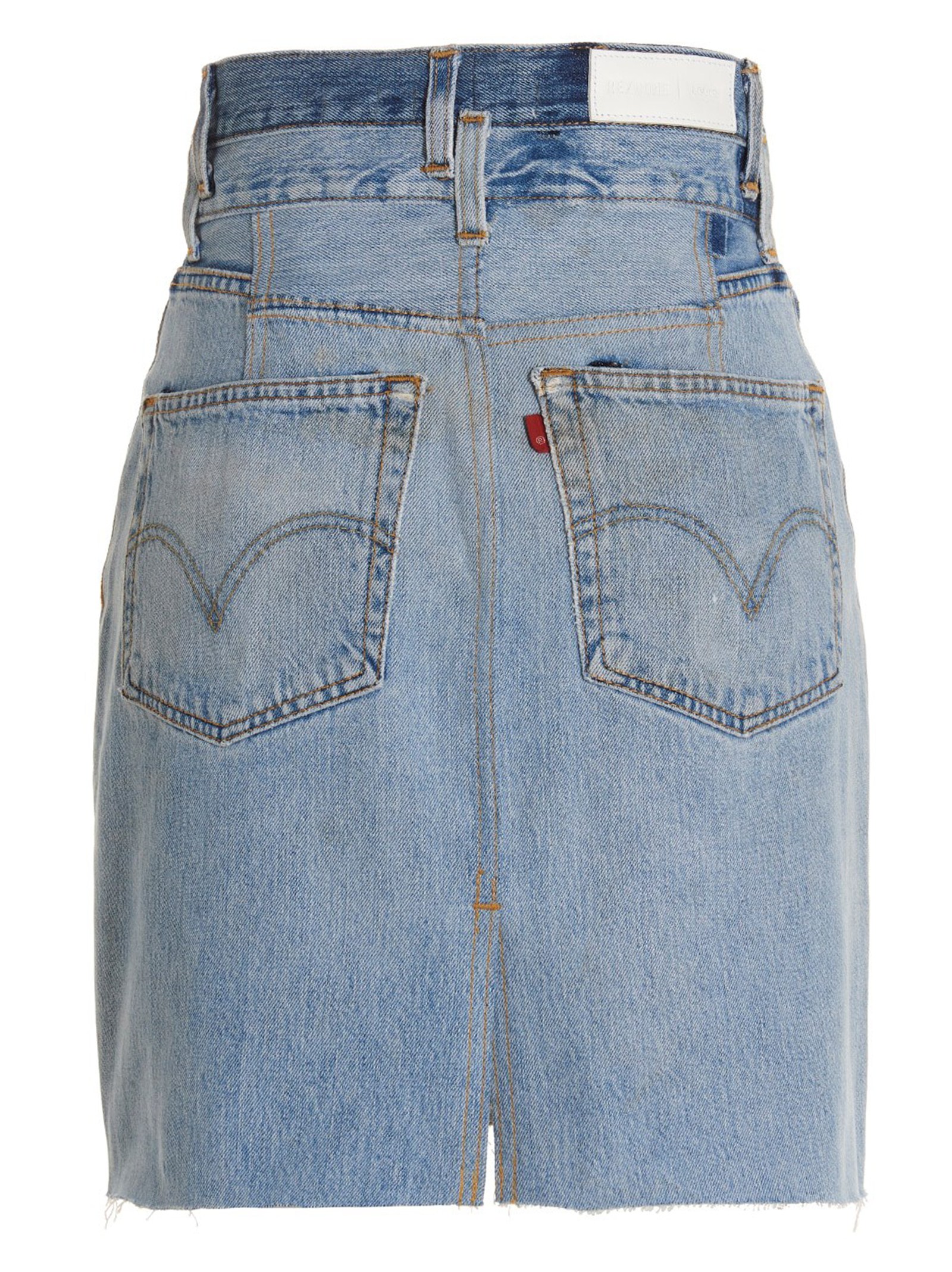 [Re/Done] Midi skirt SS23 00105WPENSKTINDIGO