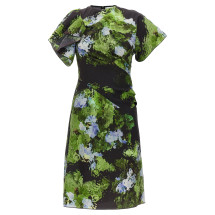 [VICTORIA BECKHAM] Short sleeve dress SS24 1124WDR005199ABLACKFROST