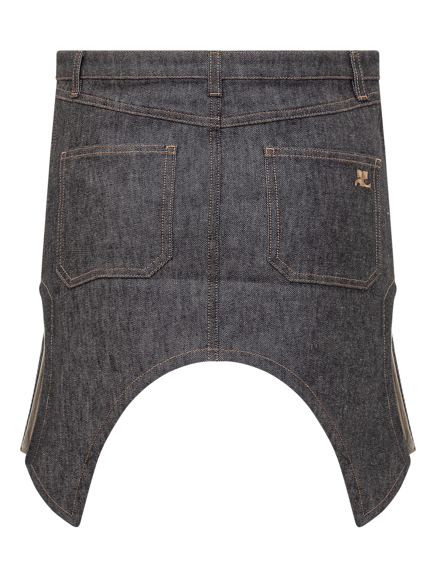 [Courreges] Mini skirt FW24 424DJU210DE0035 9011