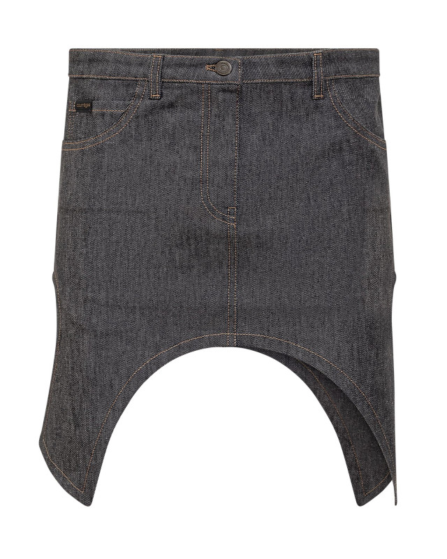 [Courreges] Mini skirt FW24 424DJU210DE0035 9011