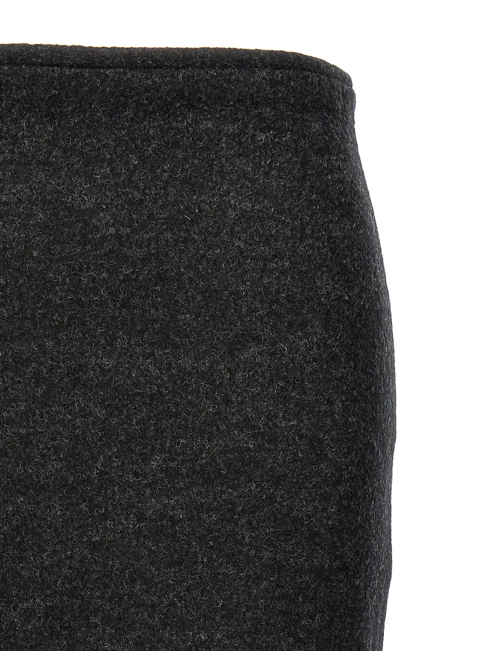 [VICTORIA BECKHAM] Long skirt FW24 1424WSK005815ACHARCOAL