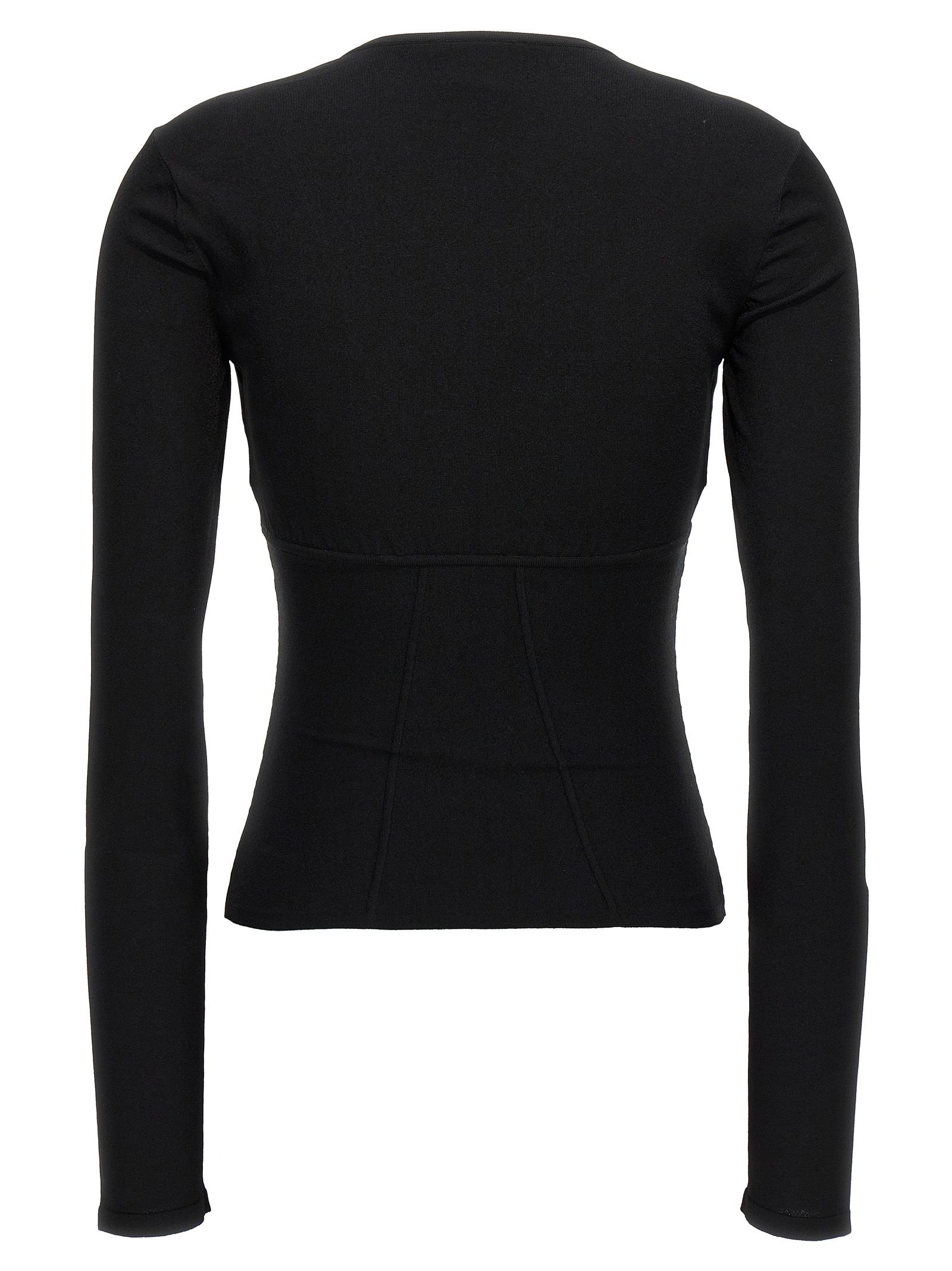 [Nensi Dojaka] T-shirts Long Sleeve FW24 NDAW24KT061BLACK