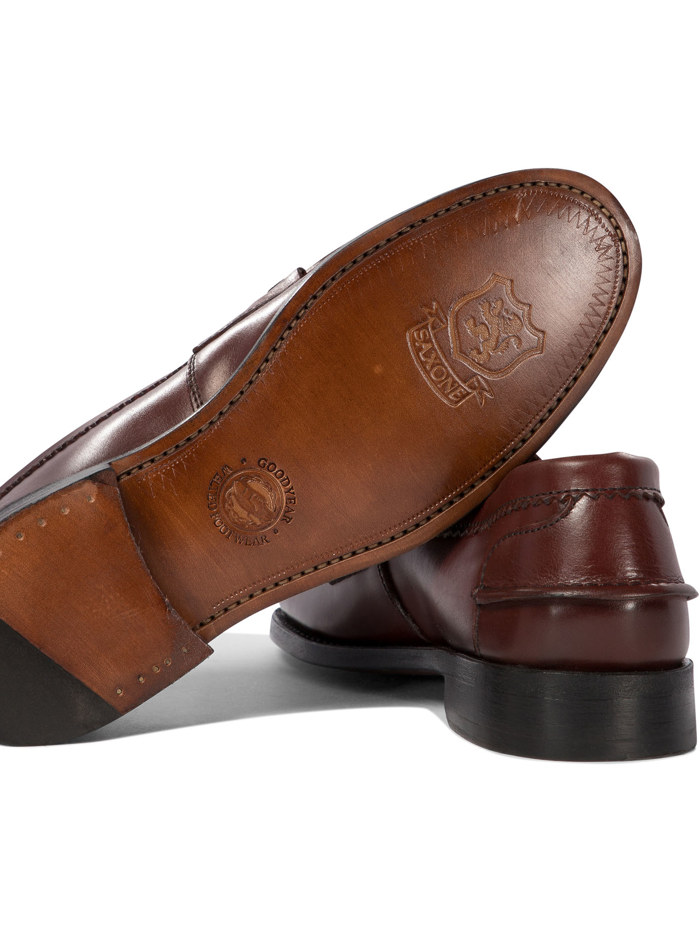 [Saxone of scotland] Loafer SS24 1407/03BURGUNDY