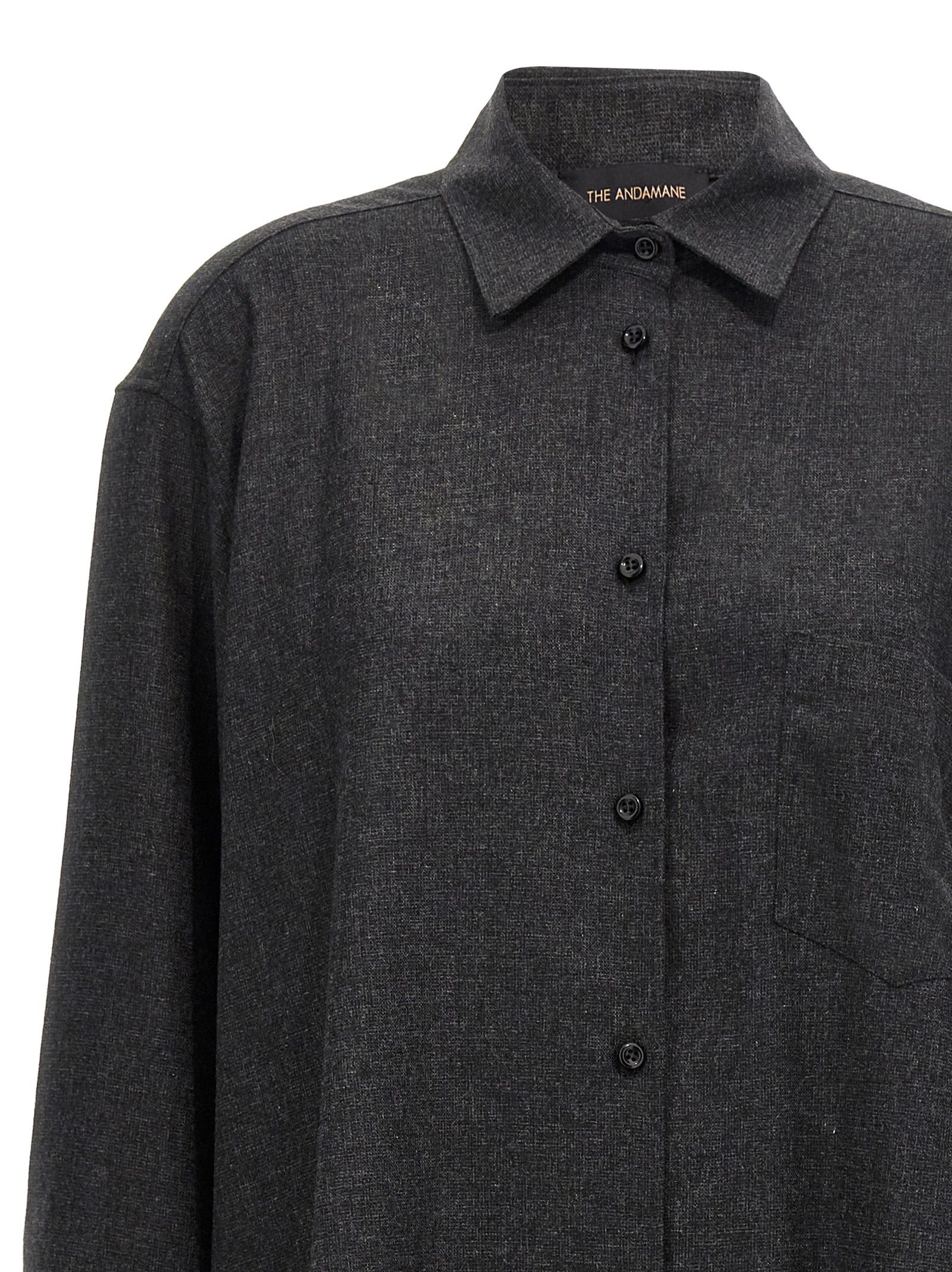 [THE ANDAMANE] Blouse FW24 T160901BTNW045GREYMELANGE