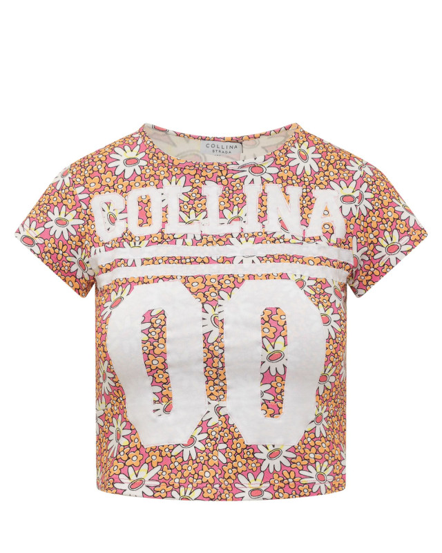 [COLLINA STRADA] T-shirts Short Sleeve SS23 XX3236 HILITERFLORAL