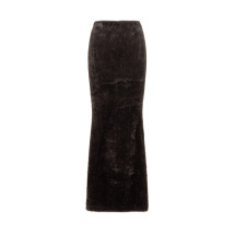 [THE ANDAMANE] Long skirt FW23 TM140353ATJP128 BLACK