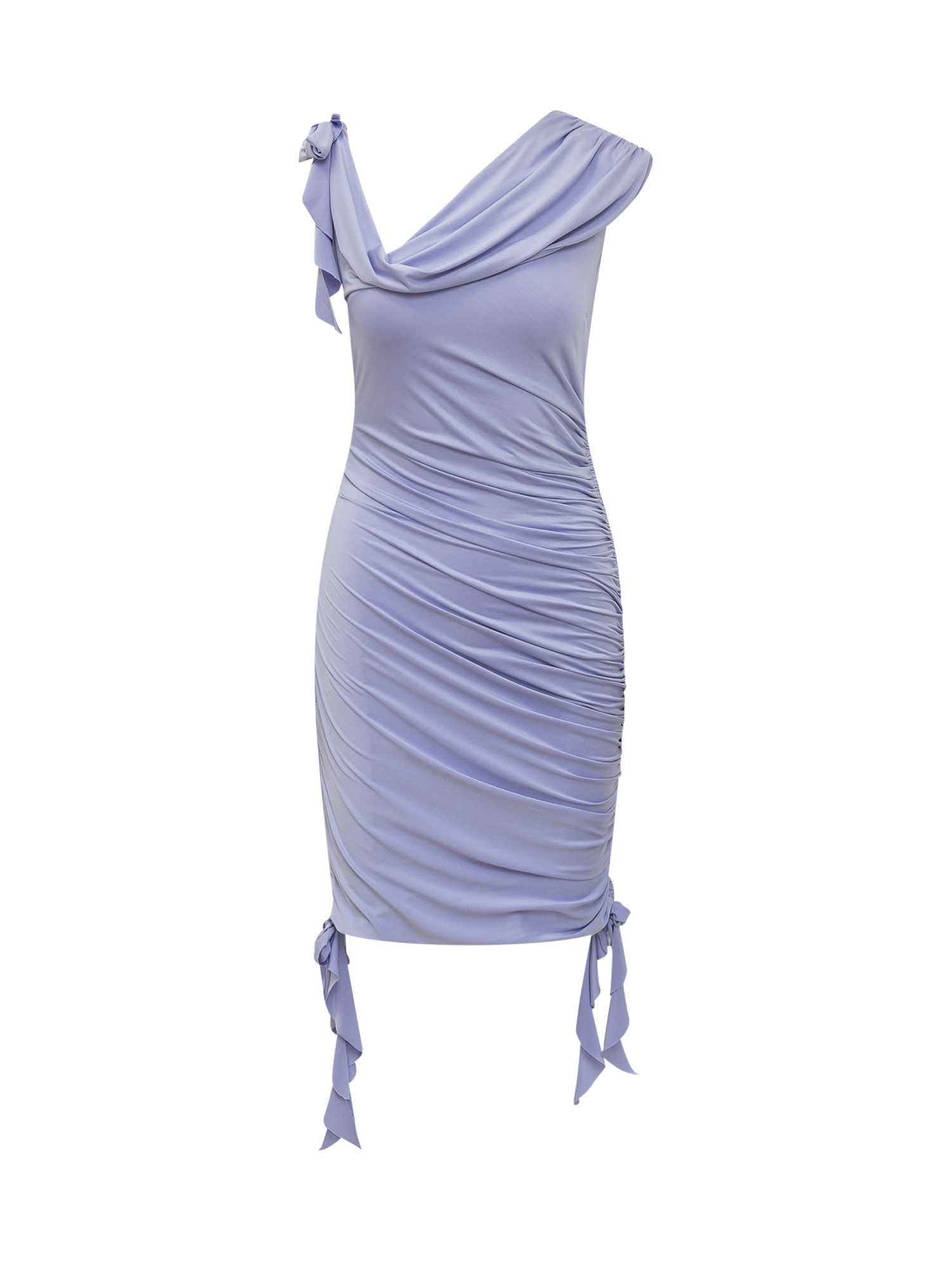 [DE LA VALI] Sleeveless dress SS24 SS24DS1564 LILAC
