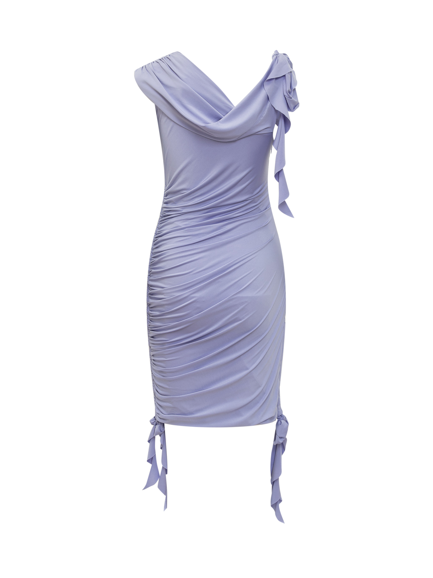 [DE LA VALI] Sleeveless dress SS24 SS24DS1564 LILAC