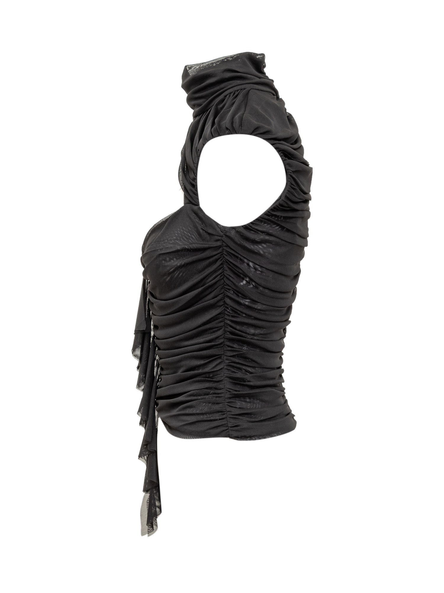 [DE LA VALI] Shirts Sleeveless SS24 SS24DS1541 BLACK