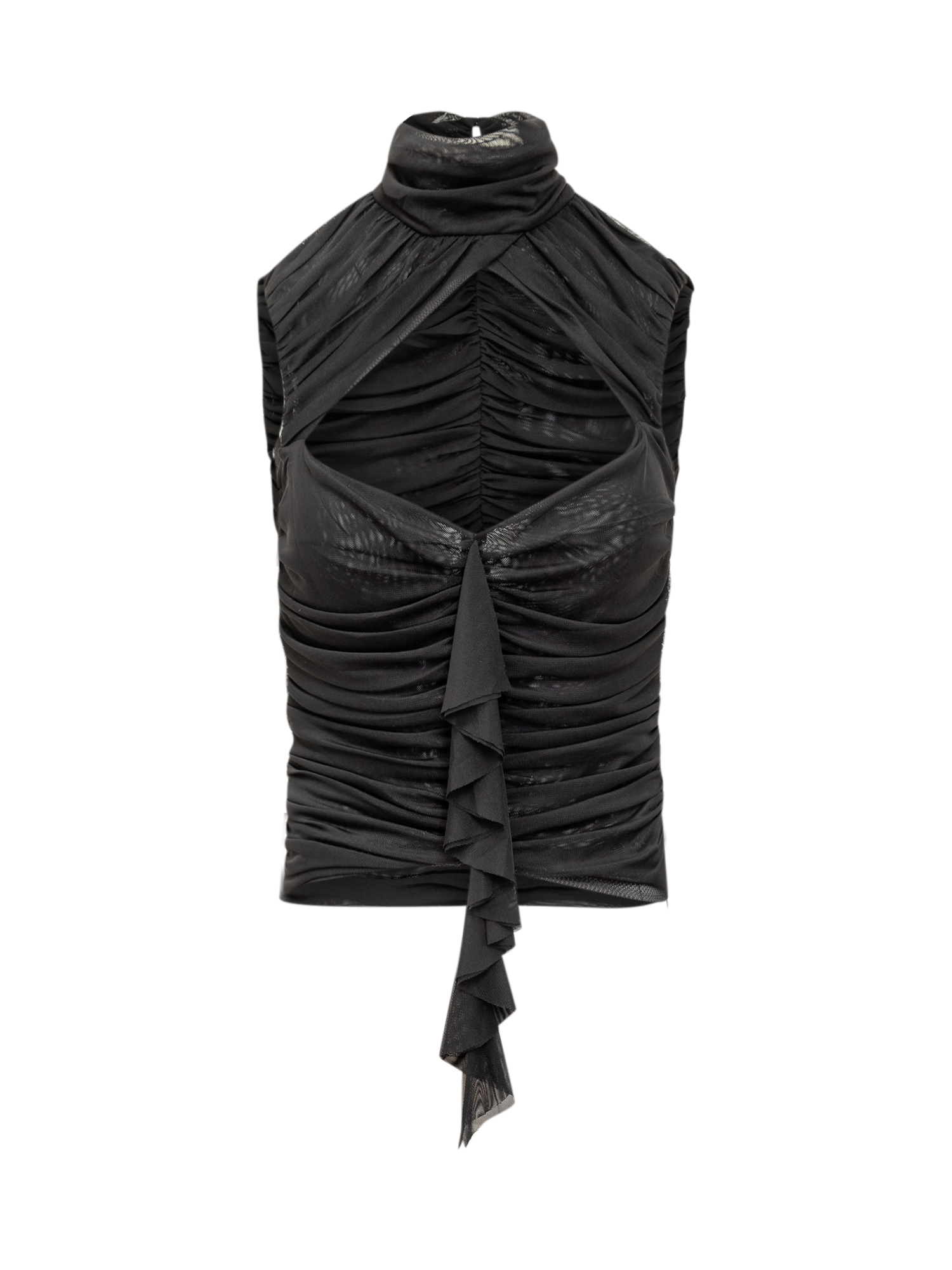 [DE LA VALI] Shirts Sleeveless SS24 SS24DS1541 BLACK