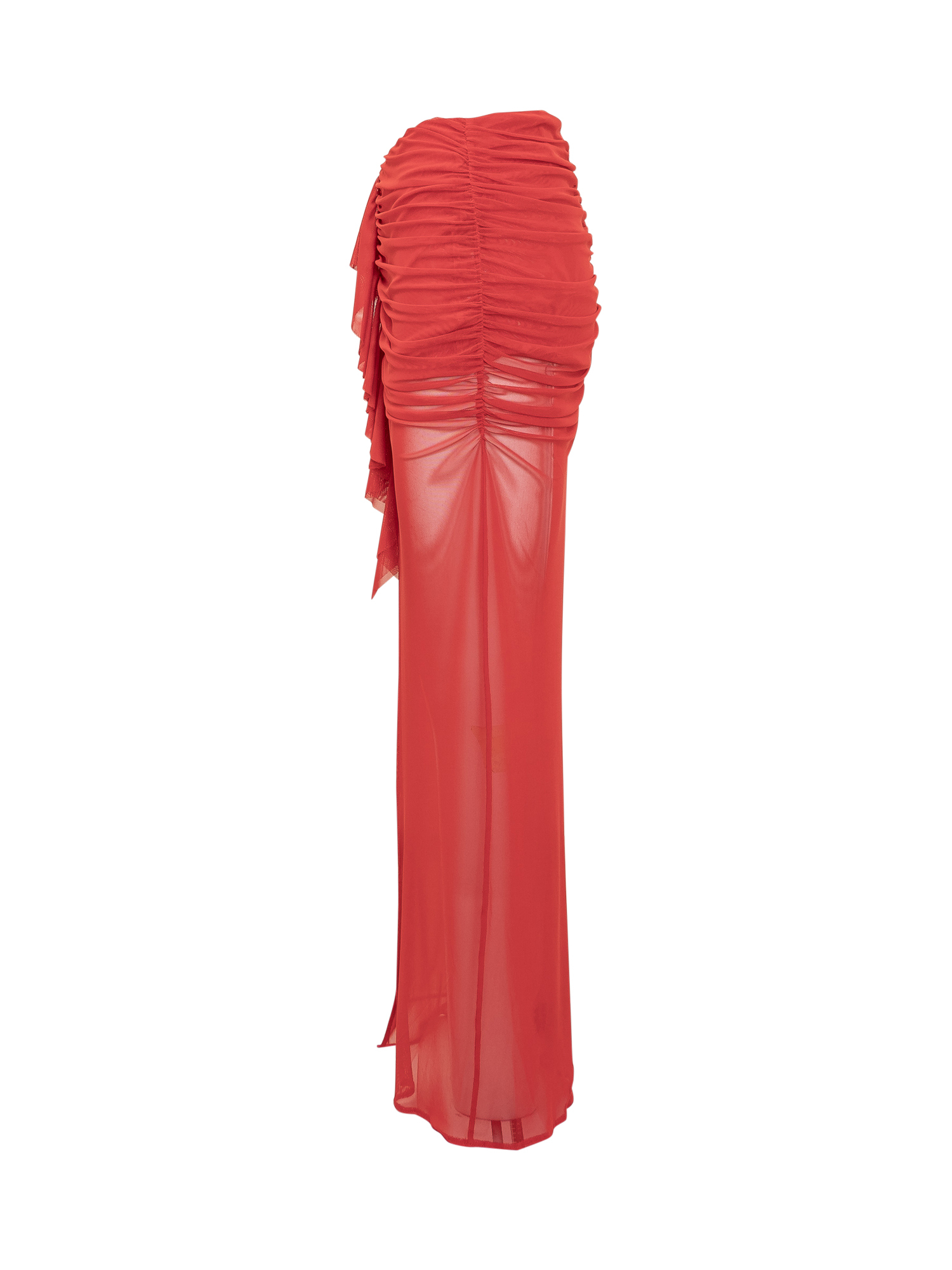 [DE LA VALI] Long skirt SS24 SS24DS1546 RED