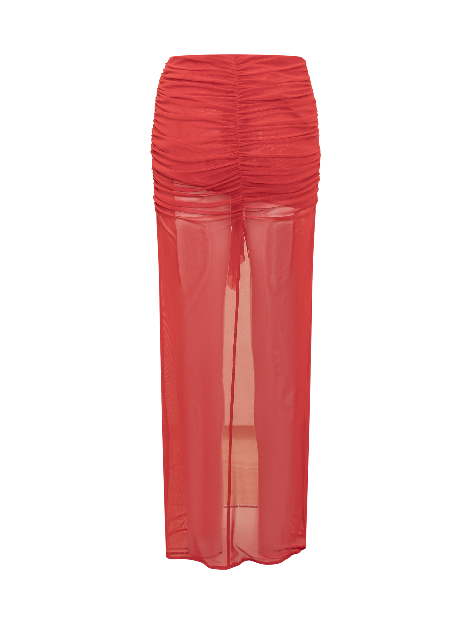 [DE LA VALI] Long skirt SS24 SS24DS1546 RED