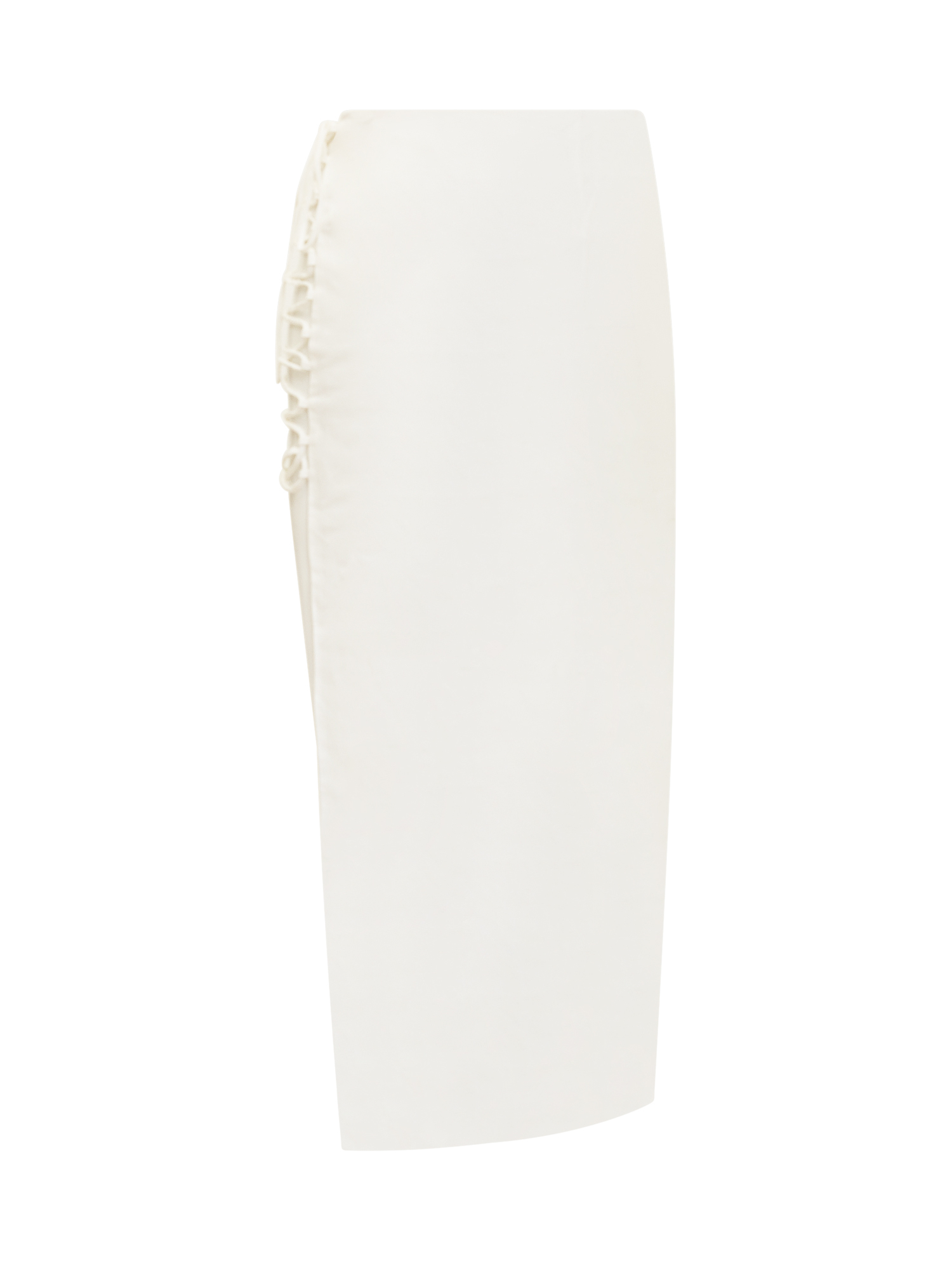 [DE LA VALI] Midi skirt SS23 DS937 WHITE