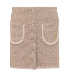 [Cormio] Mini skirt SS23 CHIARA BEIGEPINK