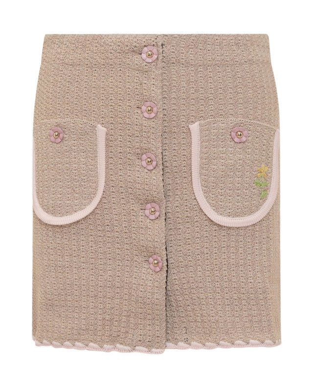 [Cormio] Mini skirt SS23 CHIARA BEIGEPINK