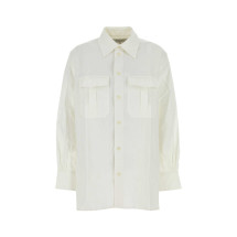 [MARINE SERRE] Shirts Long Sleeve SS25 USI022AUWOV0045 WH20